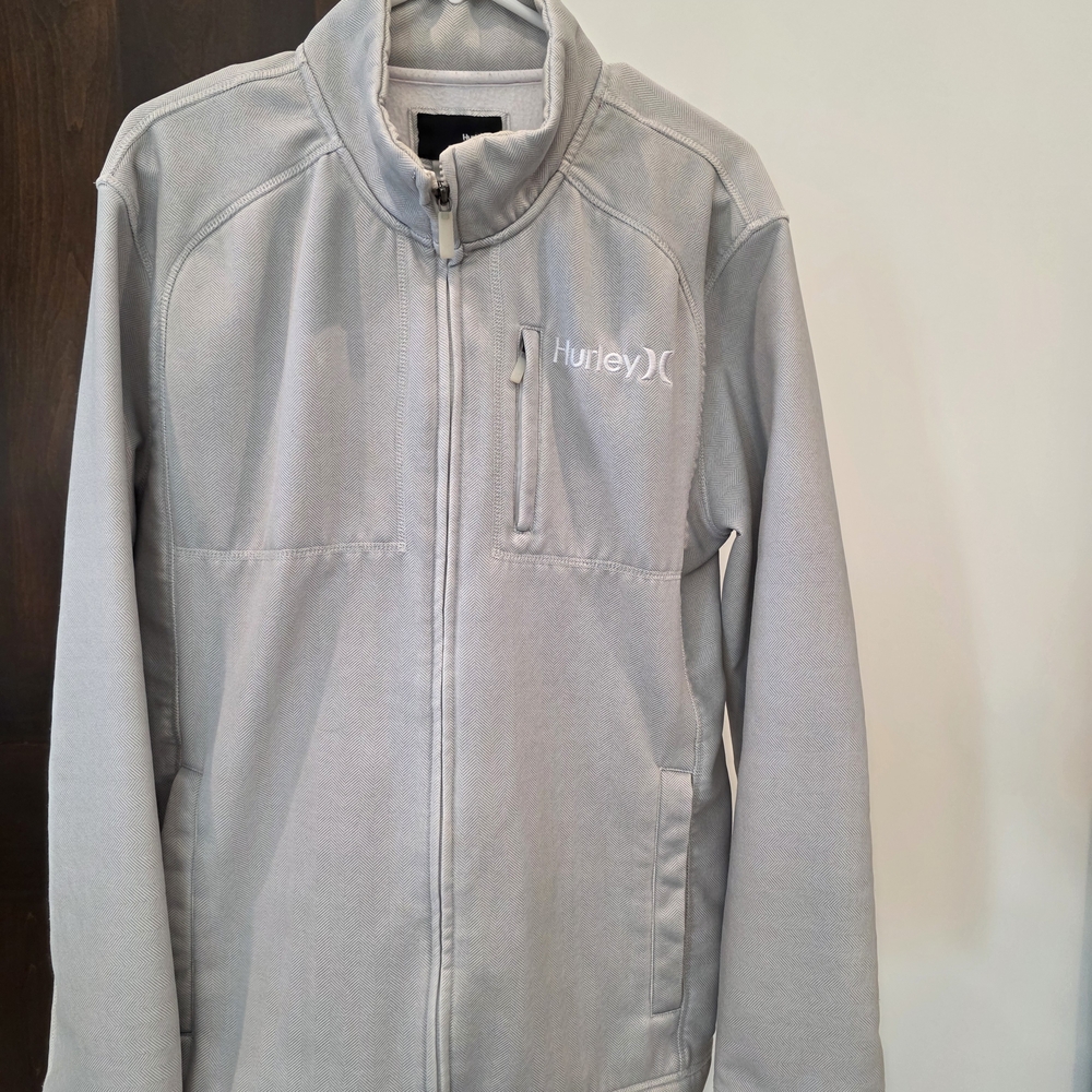 Hurley Men's Light Gray Performance Jacket